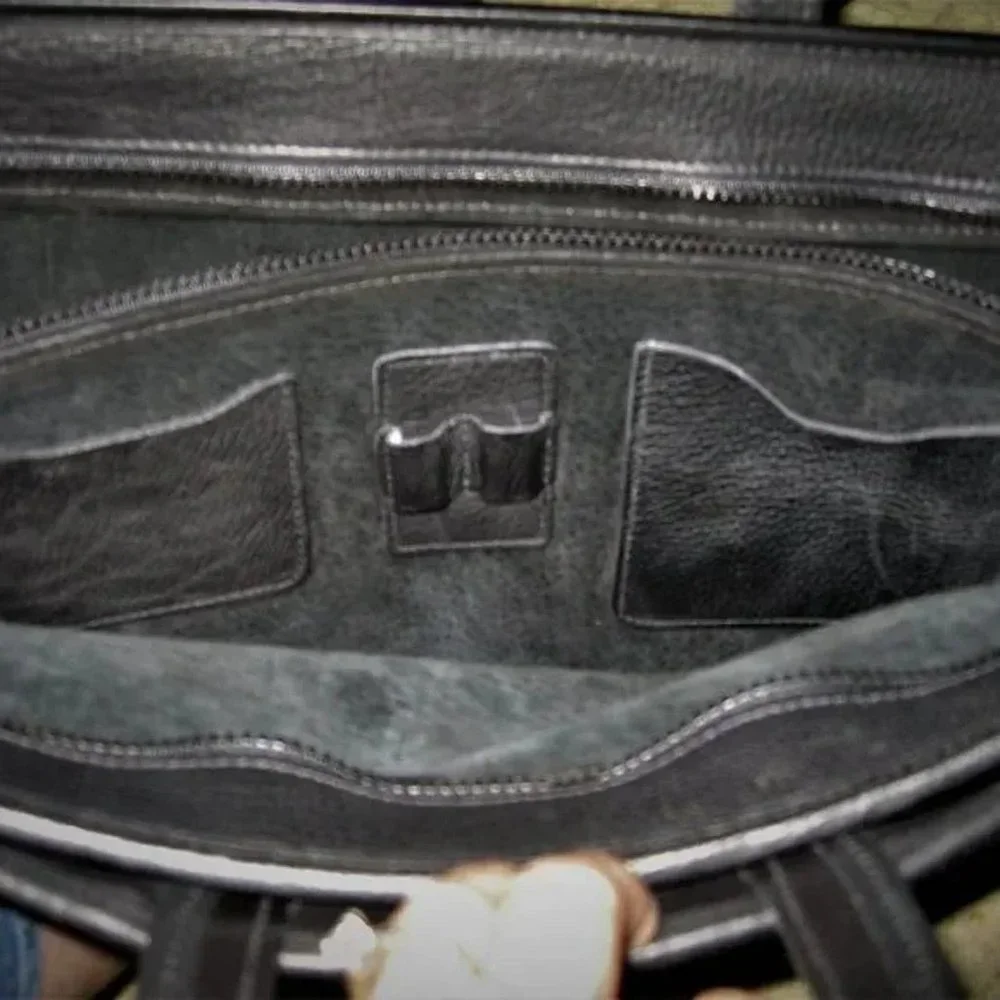 ❤️JACK GEORGES Business Double Gusset Briefcase to Clutch / Laptop Shoulder Bag